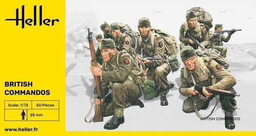 Heller british commandos - 1/72,