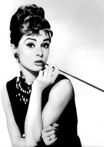 Audrey hepburn monochrome - hepburn,
