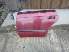 SUBARU LEGACY ESTATE 2000 NEARSIDE PASSENGER REAR DOOR SHELL PANEL DARK RED 53D