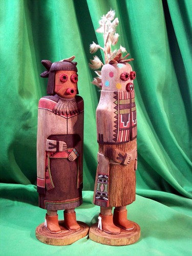 Hopi kachina doll masau - hopi, &