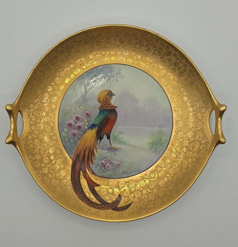 Antique pickard etched morning - pickard,