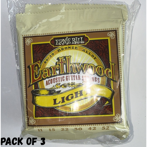 3pack ernie ball earthwood - ernie,