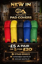 PA SPORTS COLOURED PAD COVERS