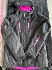 Ski Jacket Black and Pink Size