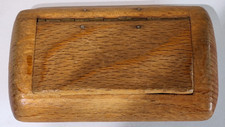 VINTAGE TREEN SNUFF BOX. Good