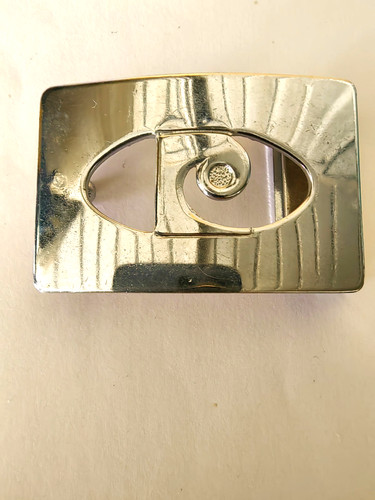 Vintage silver tone slide - silver,