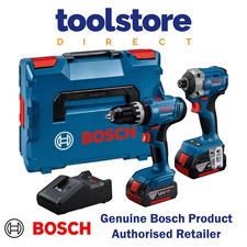 Bosch 0615A5008D 18V GSB18V-25 + GDR18V-215 with 2x 4ah Batteries + Charger