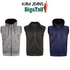 KAM Mens Big & Tall Sleeveless