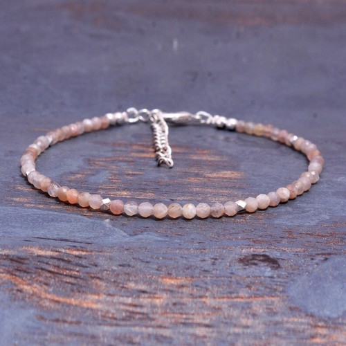 Natural sunstone faceted - natural,