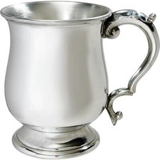 Pewter Tankard 1 Pint Georgian