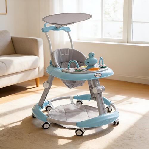 Blue baby walker toddler - baby, first
