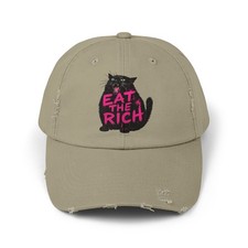 Distressed Cat Cap - Fun &