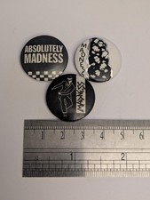Vintage Madness 1" Pin Badges