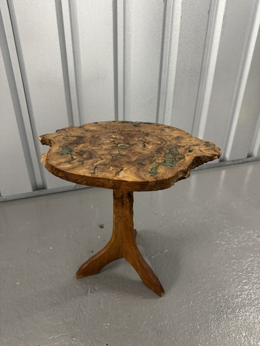 Small resin table solid wooden - resin,