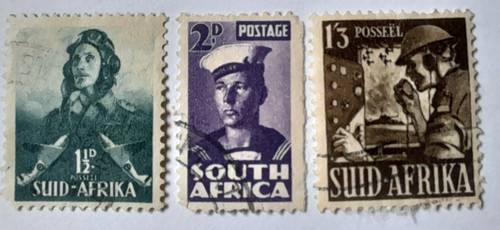 South africa 1940s stamps - south,