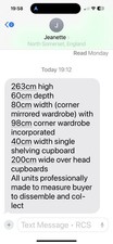 bedroom furniture set used