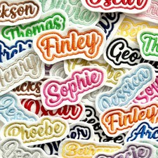 Personalised Embroidered Name