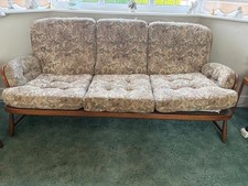 Ercol - 3 seater sofa and 2 armchairs
