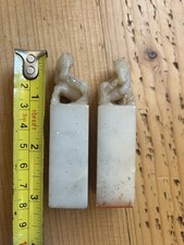 Pair of Chinese carved stone -