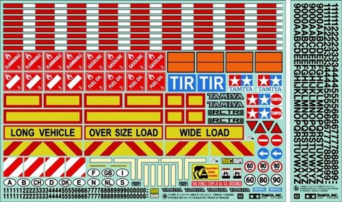 Tamiya 56534 sticker - sticker, for