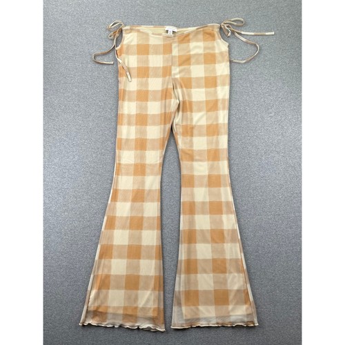 Topshop pants womens yellow - womens,