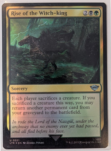 Mtg lord the rings - the, rise