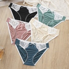 5 Pack Sexy Womens Lace Satin