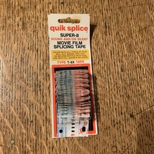 Quick Splice Super-8 Movie Film Splicing Tape * T-8X Tape for Joining & Repair