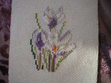 1 Completed cross stitch