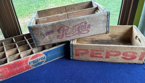 Vintage wooden pepsi - wooden, pepsi-cola