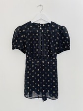 TOPSHOP Womens Black Beige