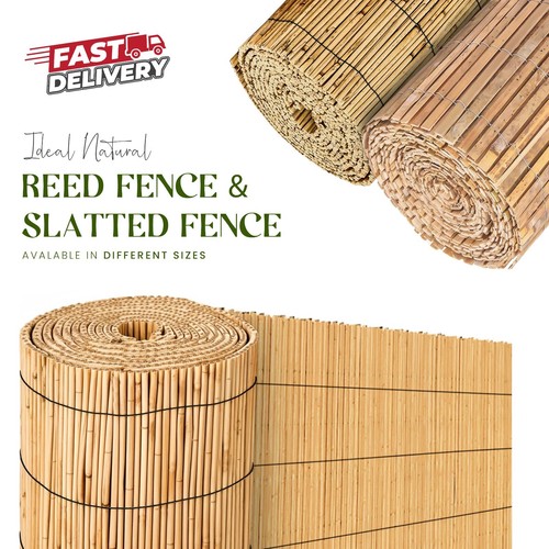 Bamboo fence slat - bamboo, roll