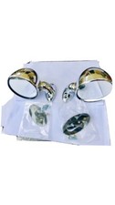 Classic Mini Door Mirrors Bullet racing style Chrome Dome Type Pair