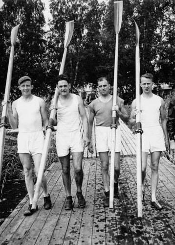 The german coxed four carry - the,