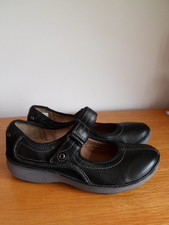 Ladies Black Leather Clarks