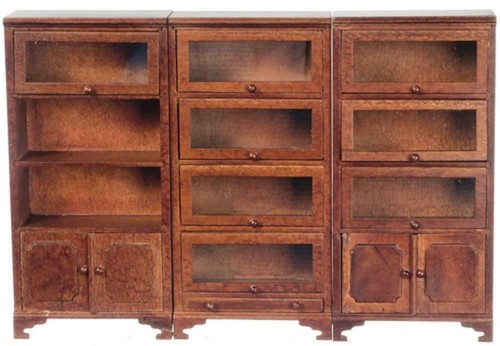 Dolls house walnut - dolls, lawyers
