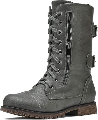 Ladies womens grey - mid, calf