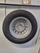 165R13C  96/94N 165 x 13 Inch Trailer Tyre on 4 Stud 5.5" PCD Rim 