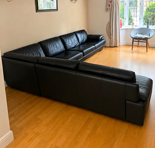 Italian black leather - italian,