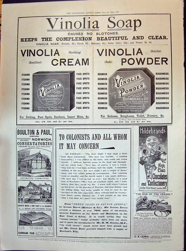 Old 1898 vinolia soap cream - 1898,