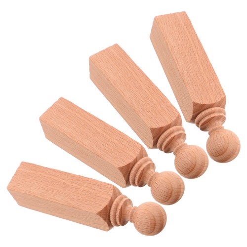 4pcs wooden stair spindles - wooden,