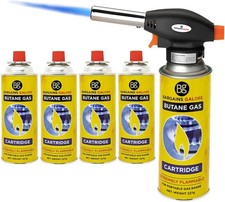 Blow Torch with 4 Butane Gas