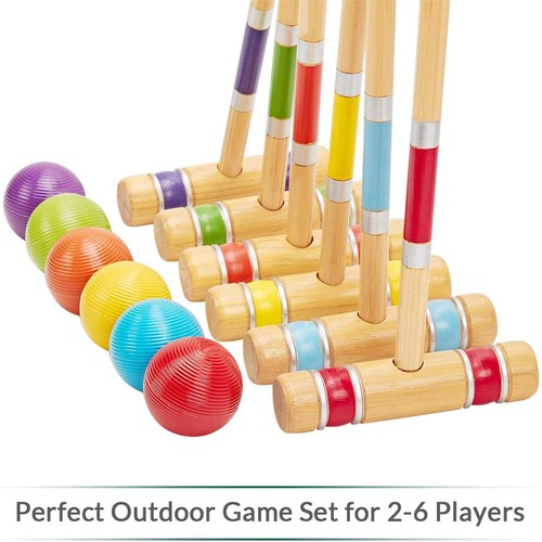 Complete croquet set - croquet,