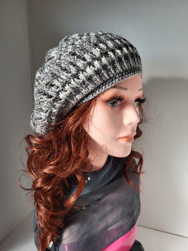 Handmade crochet beret hat - handmade,
