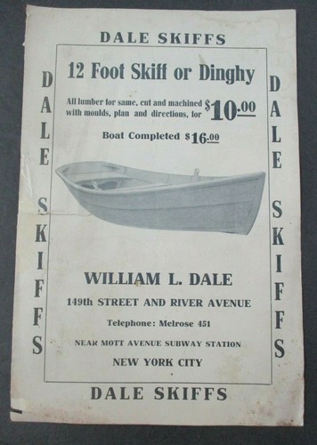 Dale skiffs 1915 - ca,