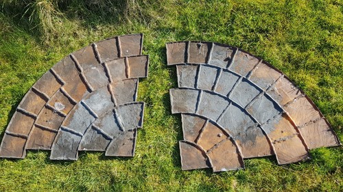 Pattern concrete cobble - , circle