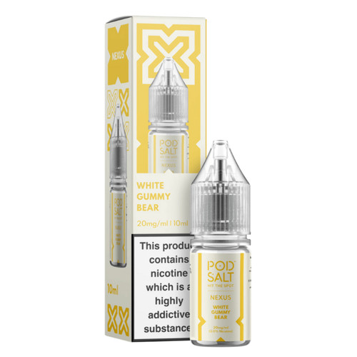 Pod salt nexus white - white, gummy