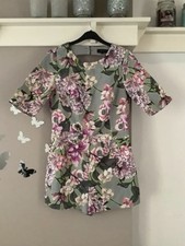 River island floral playsuit