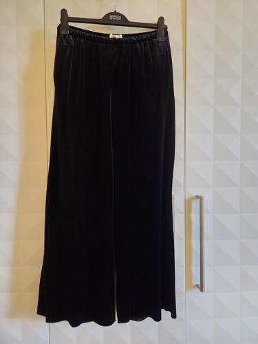 Black velvet wide - black,