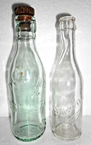Antique bottles from - antique, dysons